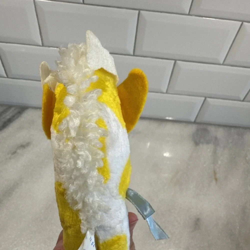 Vintage‎ 1980's Eden Giraffe Plush Rattle